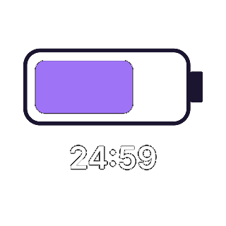 The Battery timer face