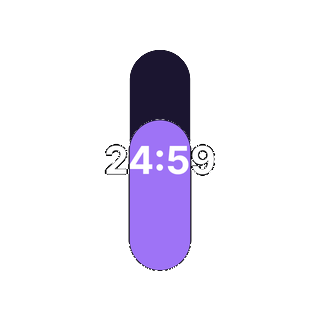The Column timer face
