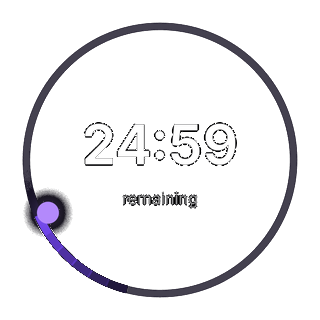 The Comet timer face