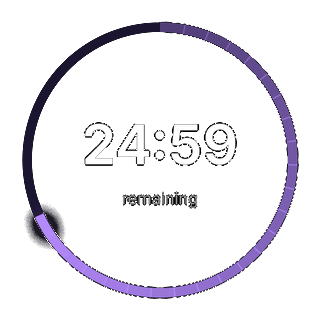 The Gradient Ring timer face