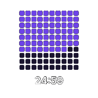 The Grid timer face